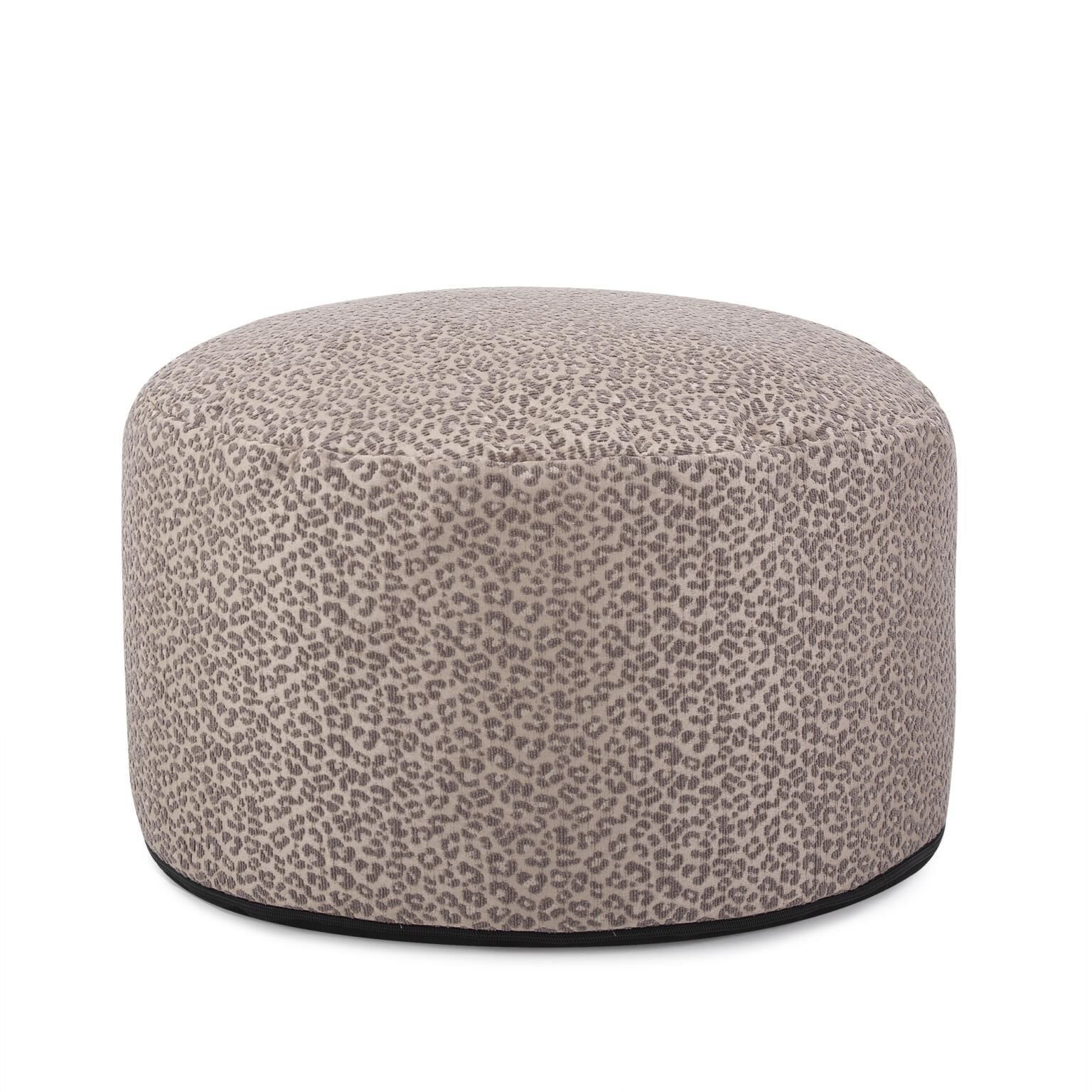 The Lynx Pouf  Ottoman by Howard Elliott Collection