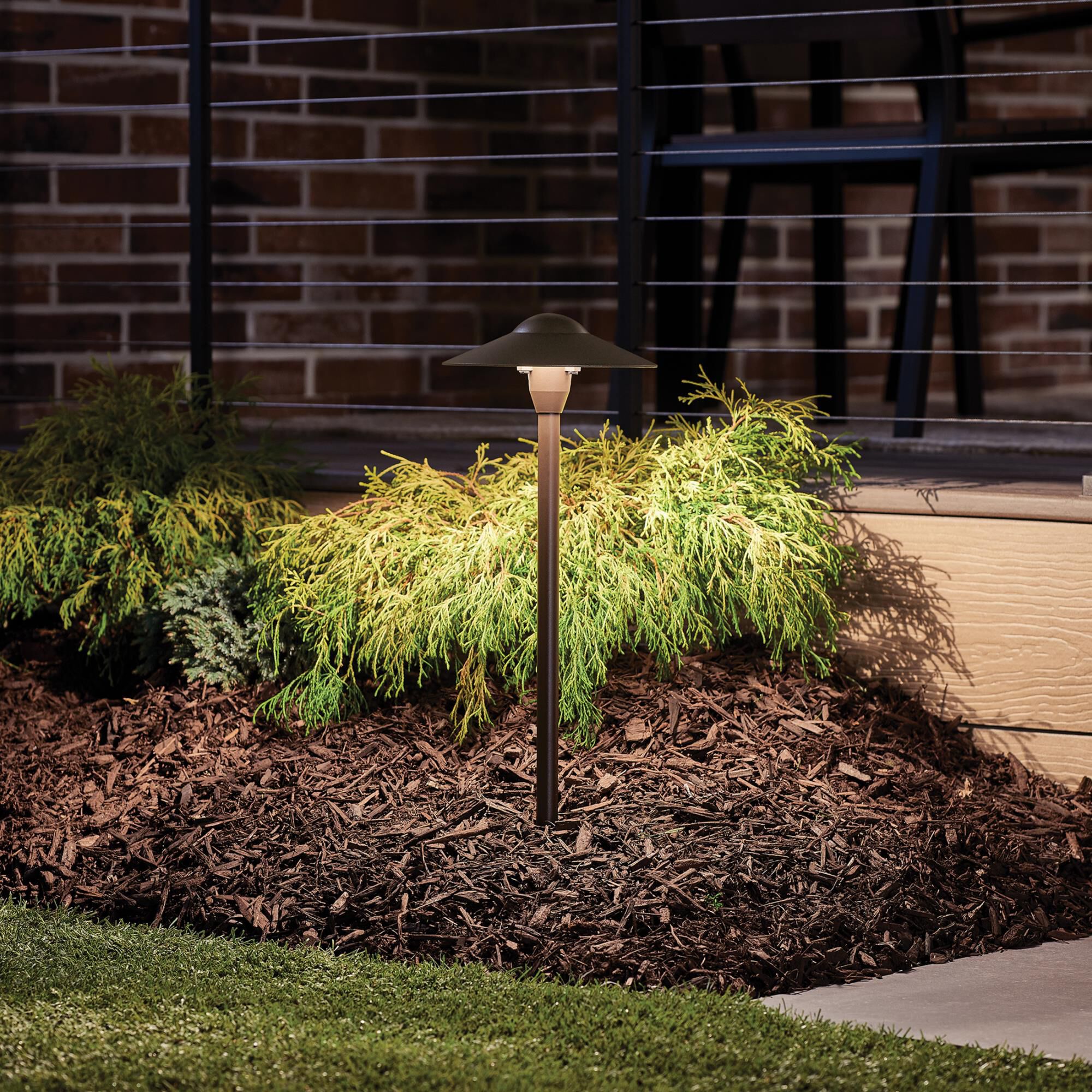 Shown in Textured Architectural Bronze finish