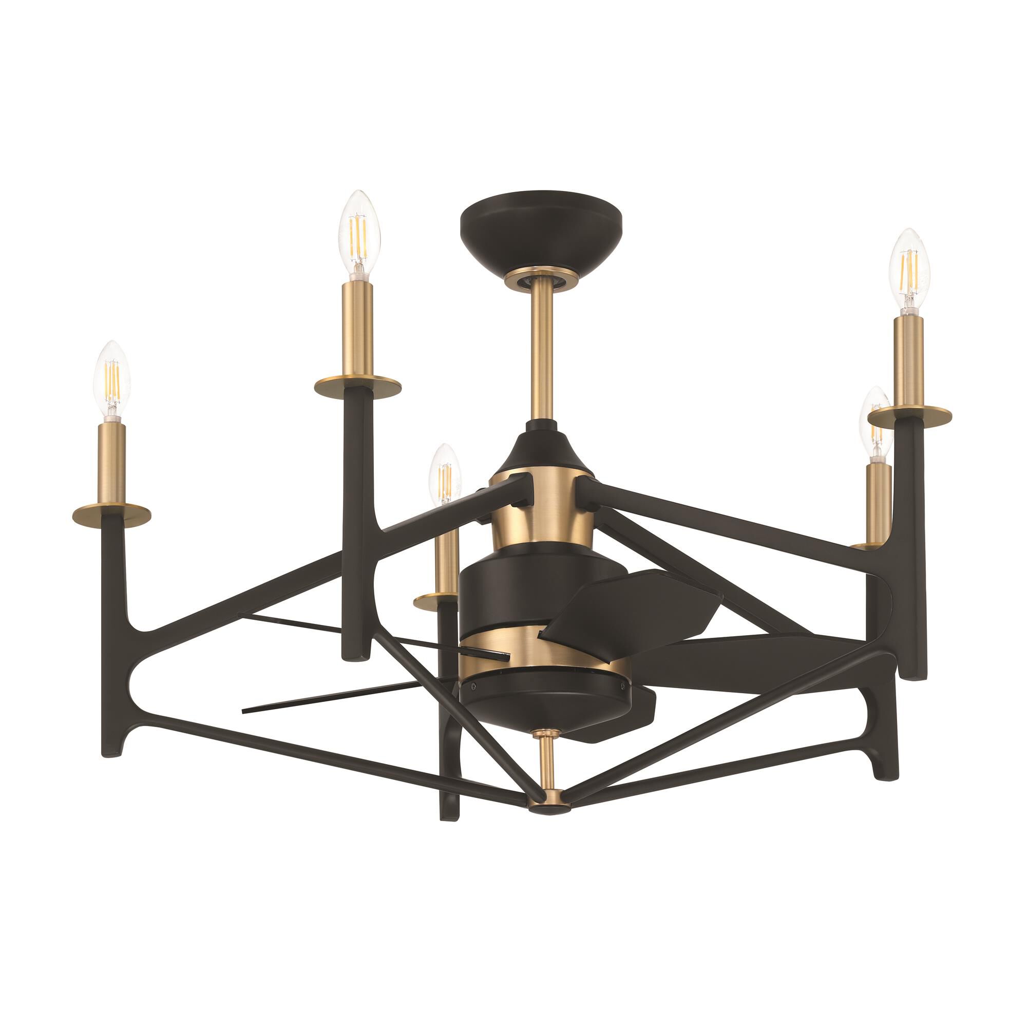 The Reserve 32 24 Inch Chandelier Ceiling Fan with Light Kit,