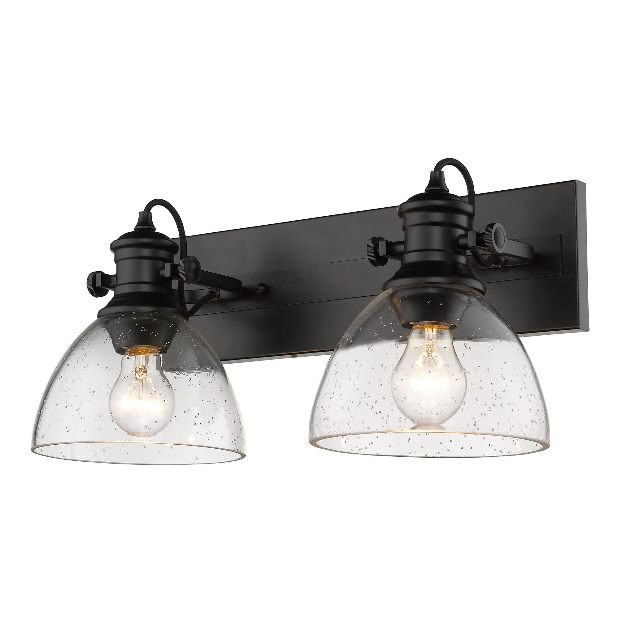 Hines 10 Inch Damp Rated Semi Flush Mount by Golden Lighting
