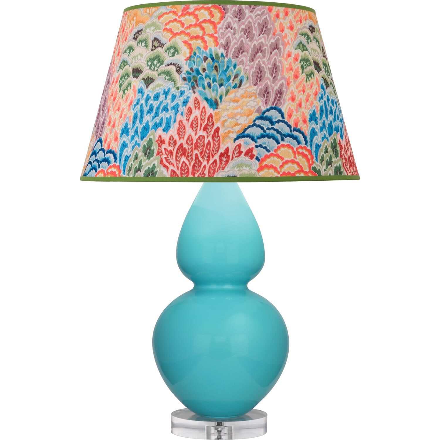 Double Gourd 31 Inch Table Lamp by Robert Abbey