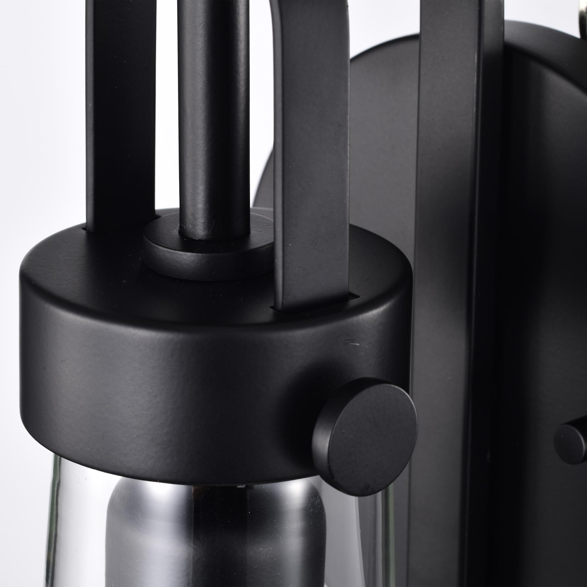 Shown in Aged Bronze finish and Clear glass