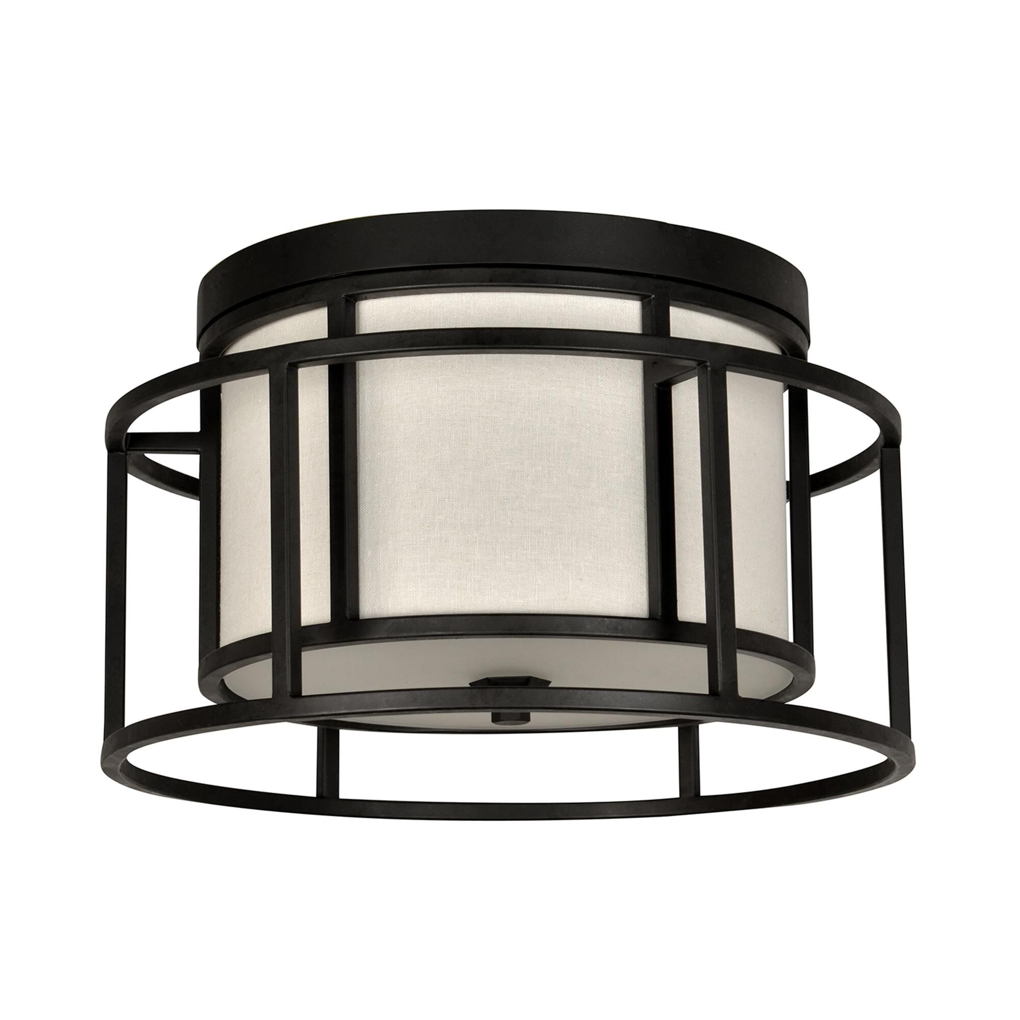 Brian Patrick Flynn Holton 15 Inch 2 Light Flush Mount,
