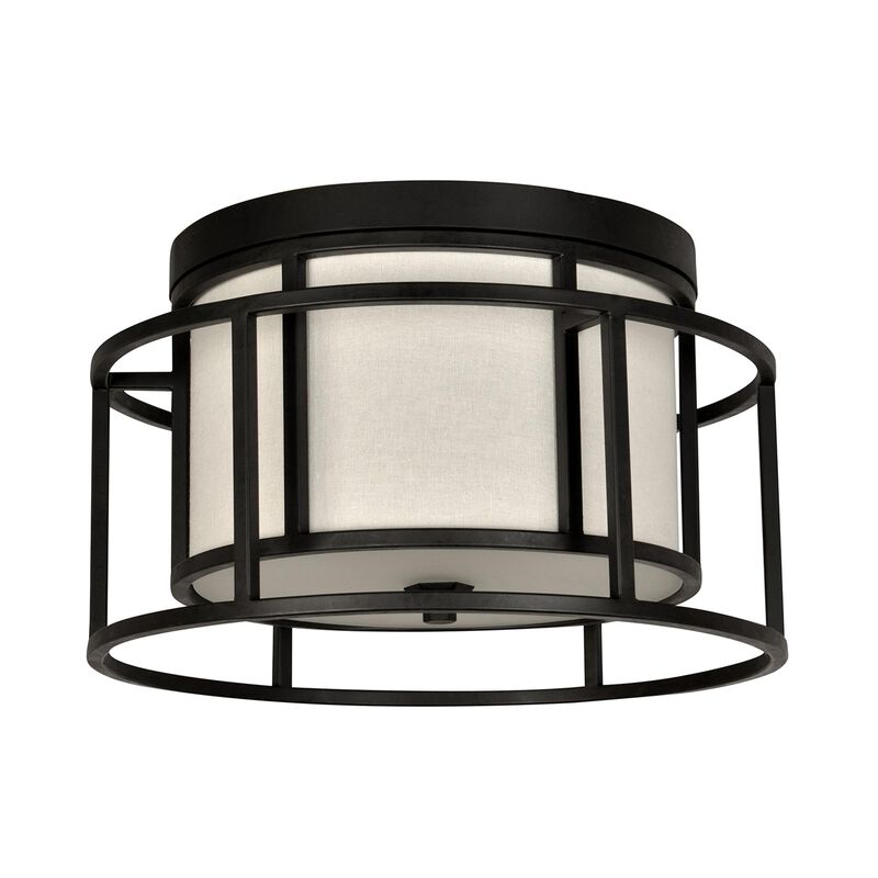 Brian Patrick Flynn Holton 15 Inch 2 Light Flush Mount by Crystorama