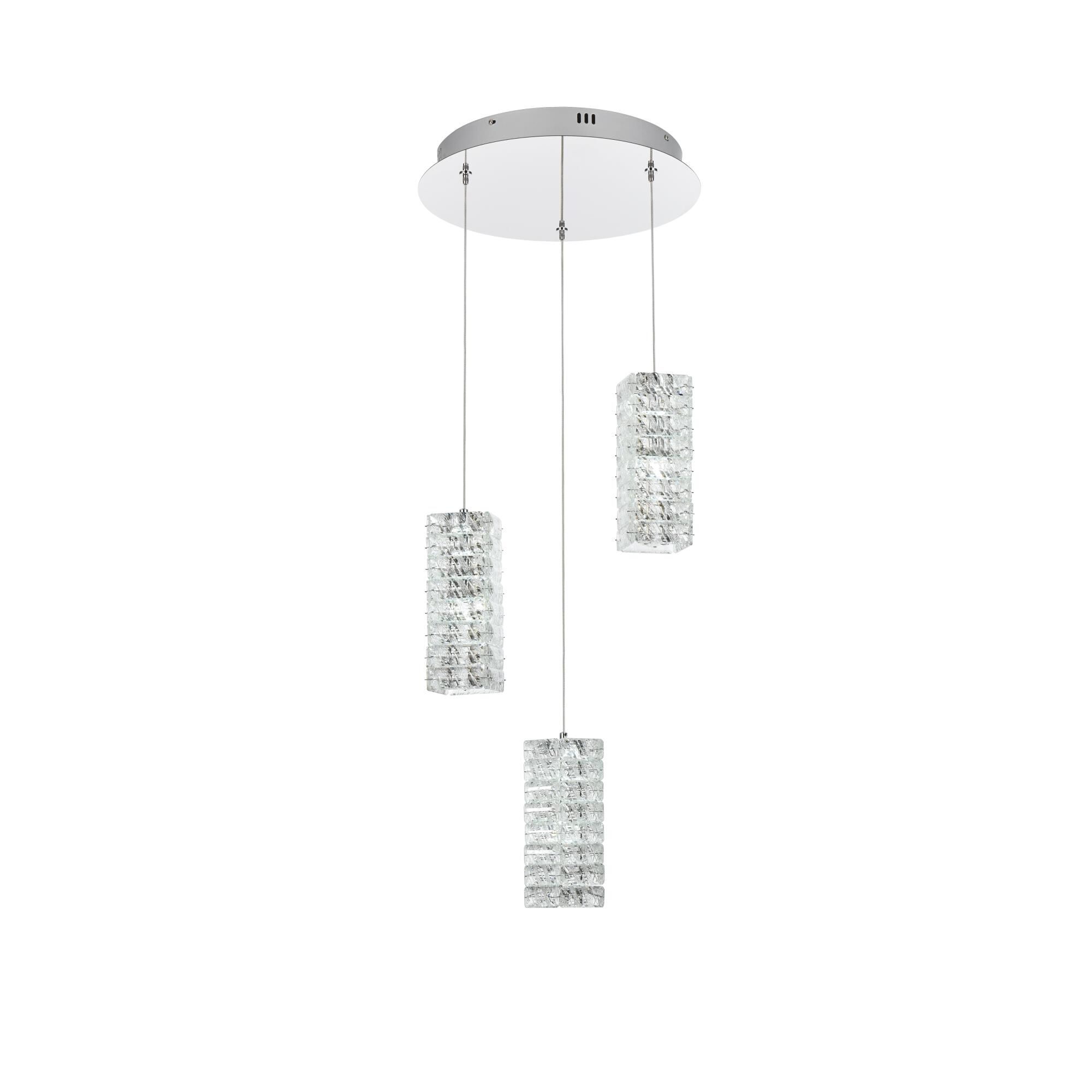 Aston 16 Inch Multi Light Pendant by Elegant Lighting