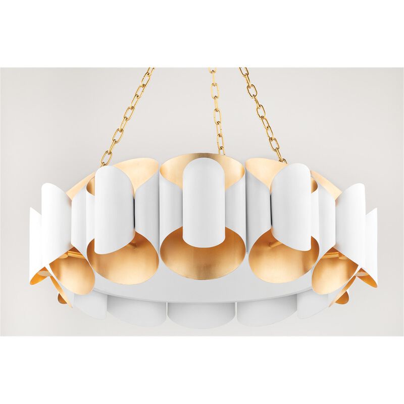 Banks 34.5 Inch Chandelier by Hudson Valley Lighting