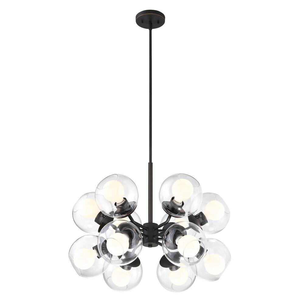 Meridian 24 Inch 12 Light Chandelier by Designers Fountain