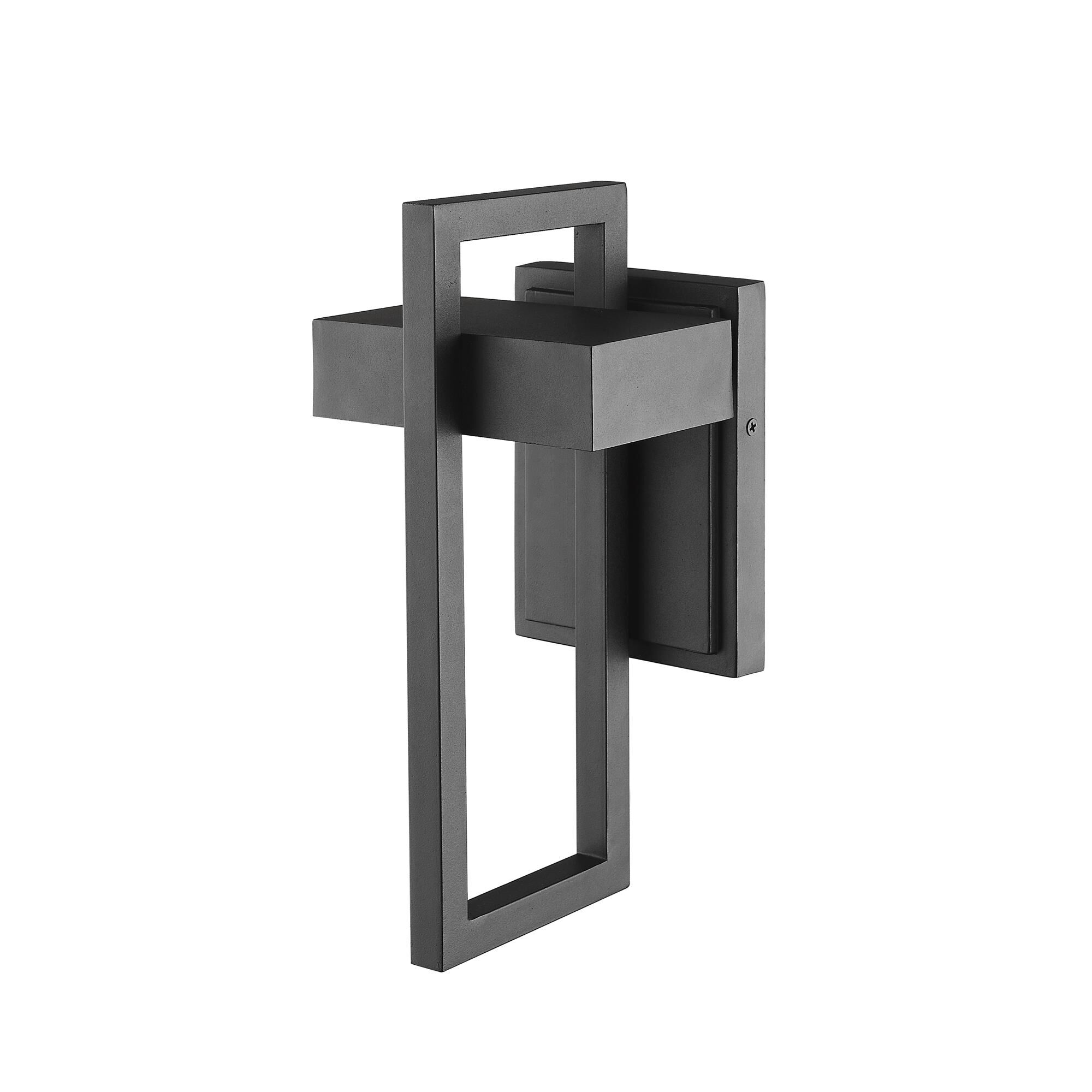 Shown in Black finish and Glass shade