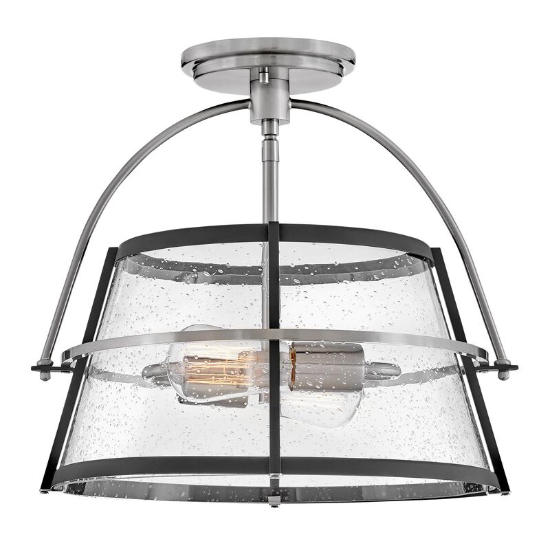 Tournon 15 Inch 2 Light Semi Flush Mount by Hinkley