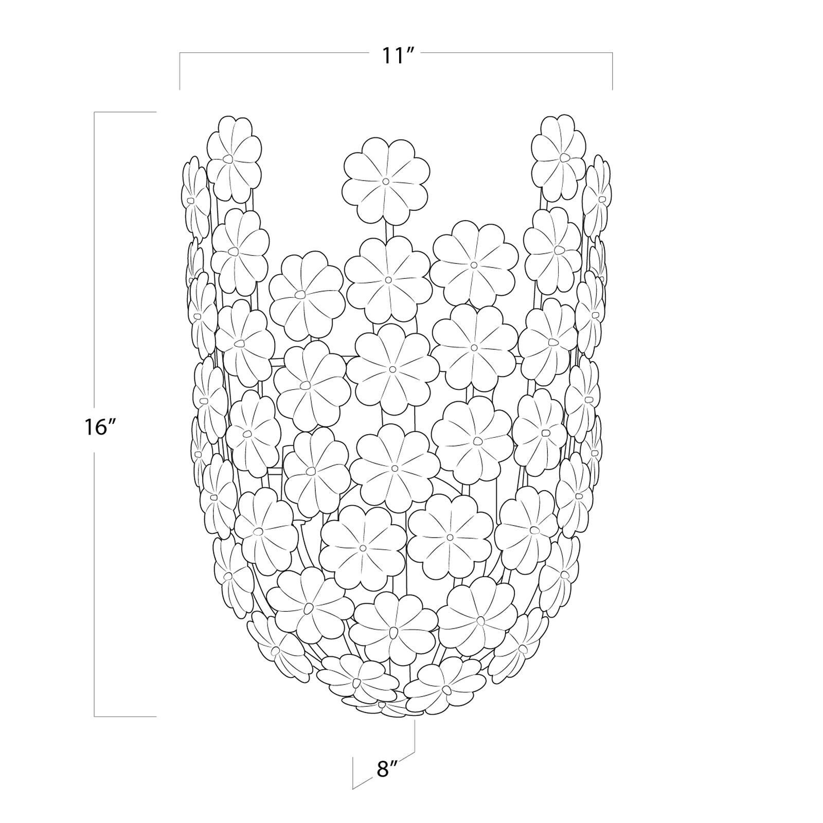 Charlotte 16 Inch Wall Sconce by Regina Andrew