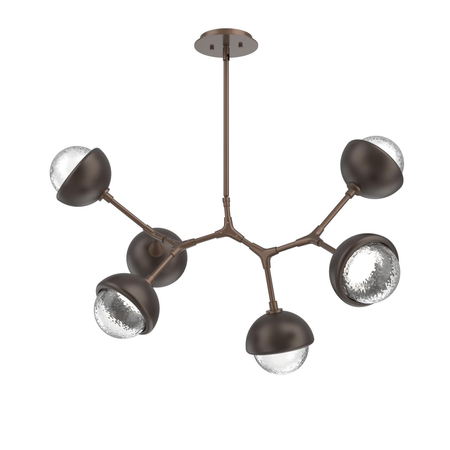 Shown in Burnished Bronze finish and Clear glass and Flat Bronze accent