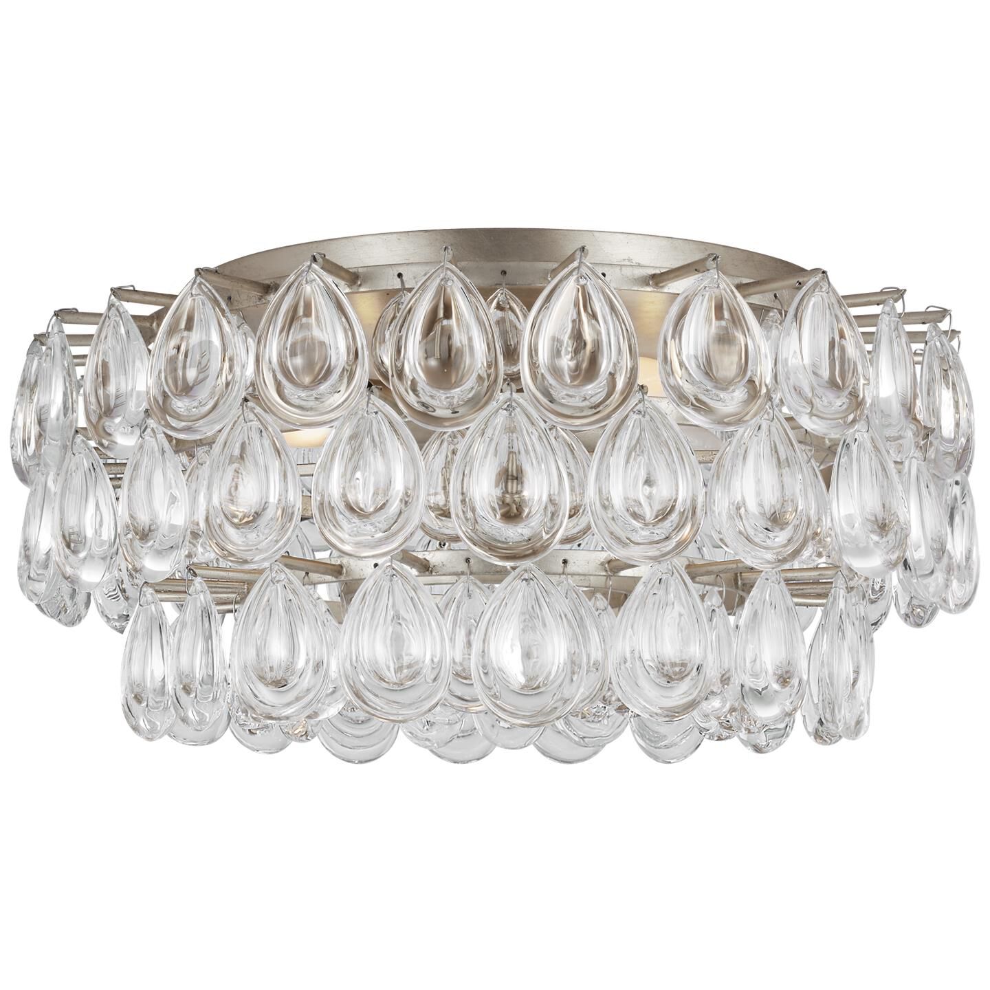 AERIN Liscia 19 Inch 4 Light Flush Mount by Visual Comfort Signature Collection