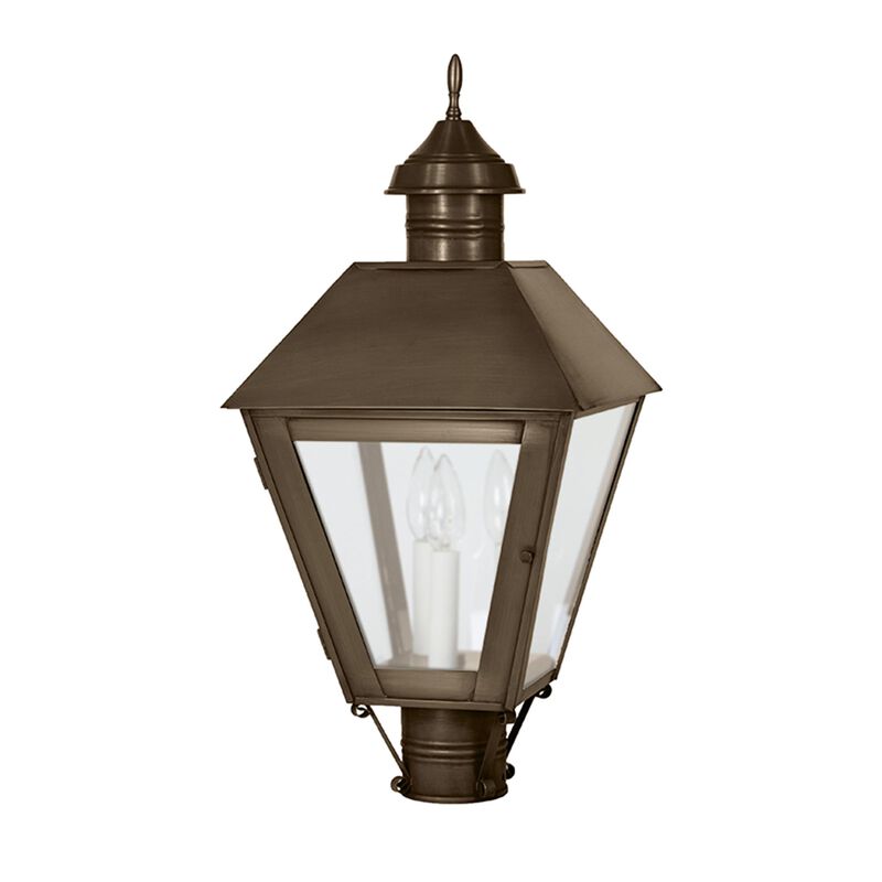 Boston 27 Inch 3 Light Outdoor Post Lamp by Northeast Lantern