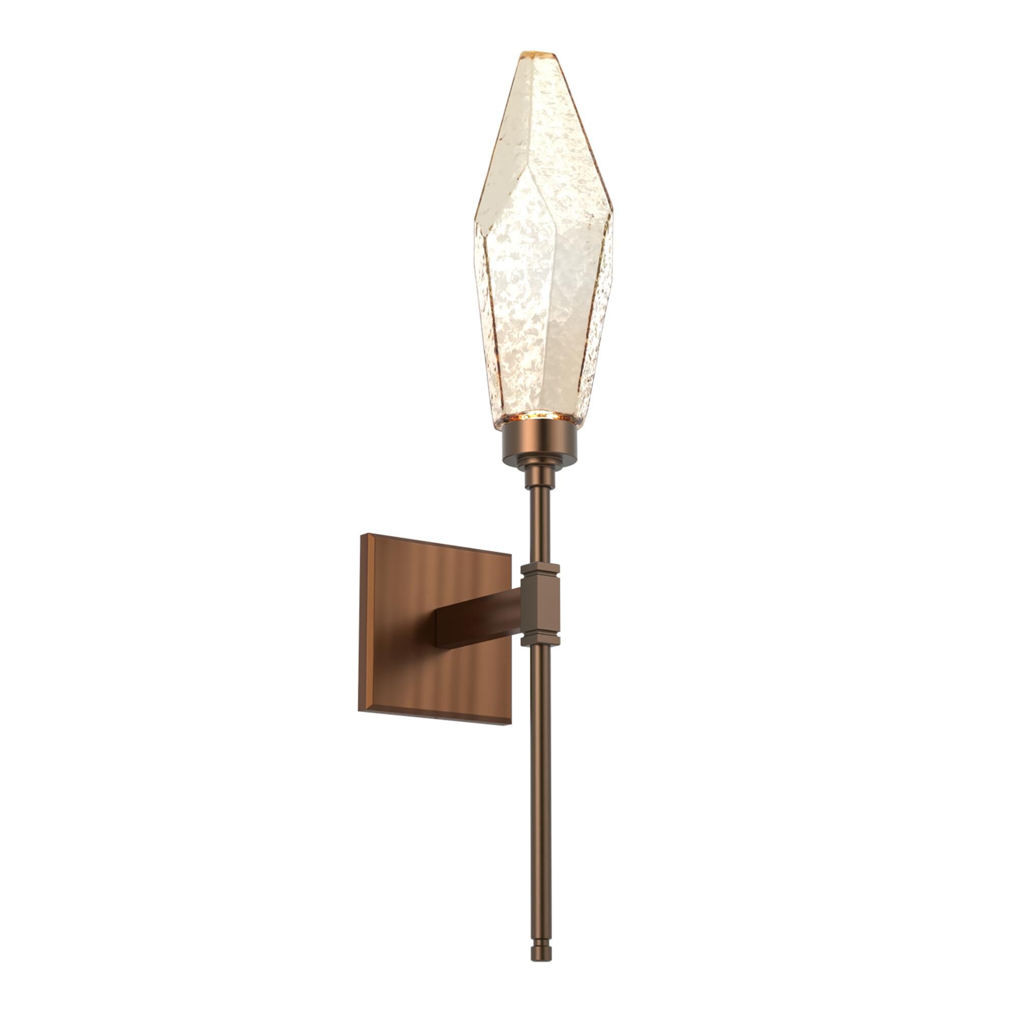 Rock Crystal Wall Sconce by Hammerton Studio