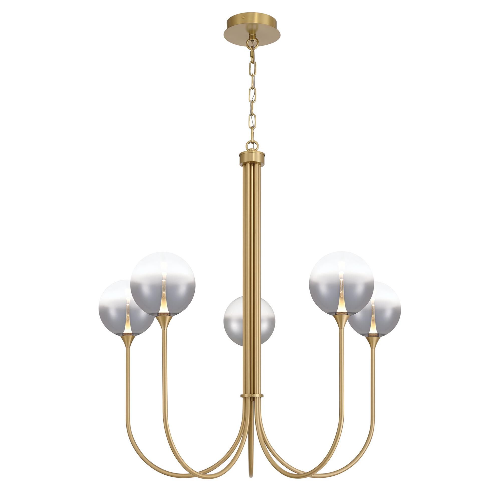 Shown in Gold finish and Smoked glass