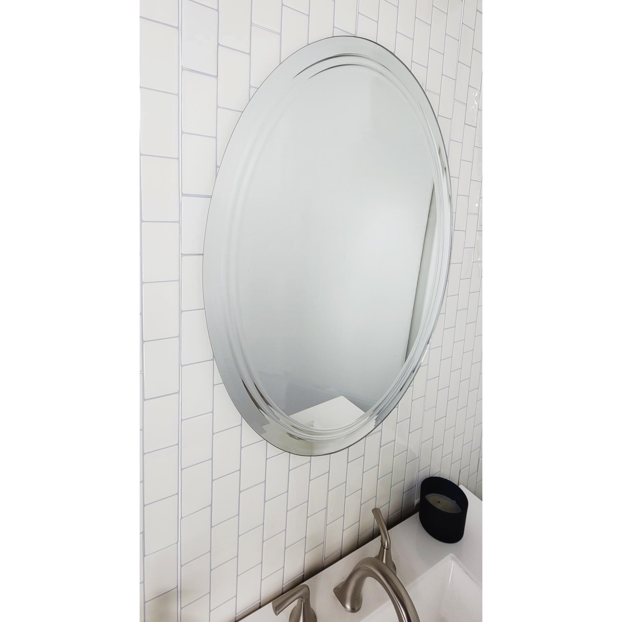 Tri Bev Bathroom Mirrors by Decor Wonderland