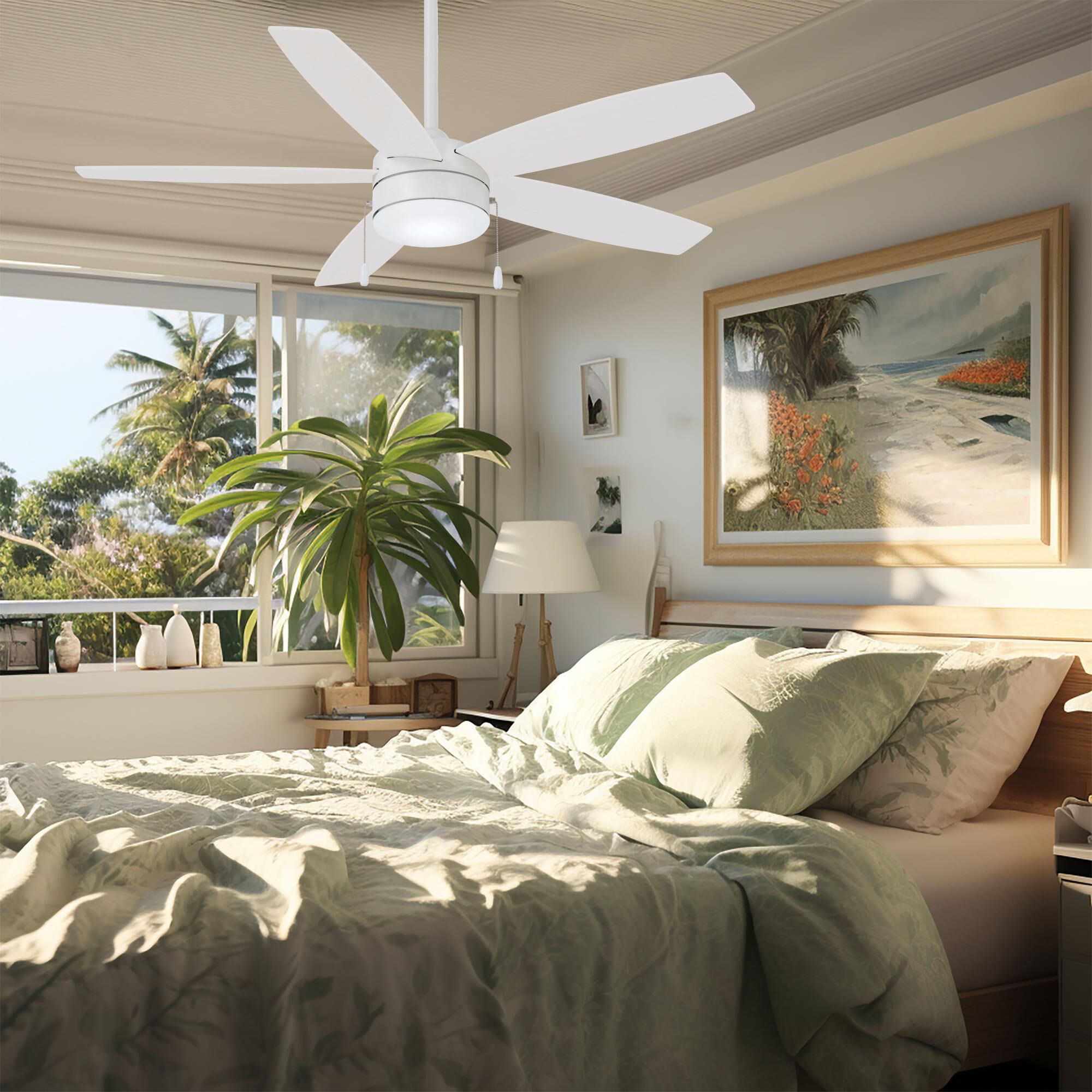 Airetor 54 Inch Ceiling Fan with Light Kit by Minka Aire