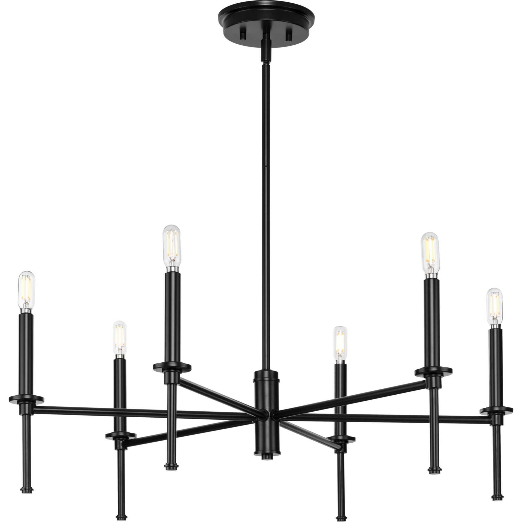 Elara 30 Inch 6 Light Chandelier by Progress Lighting