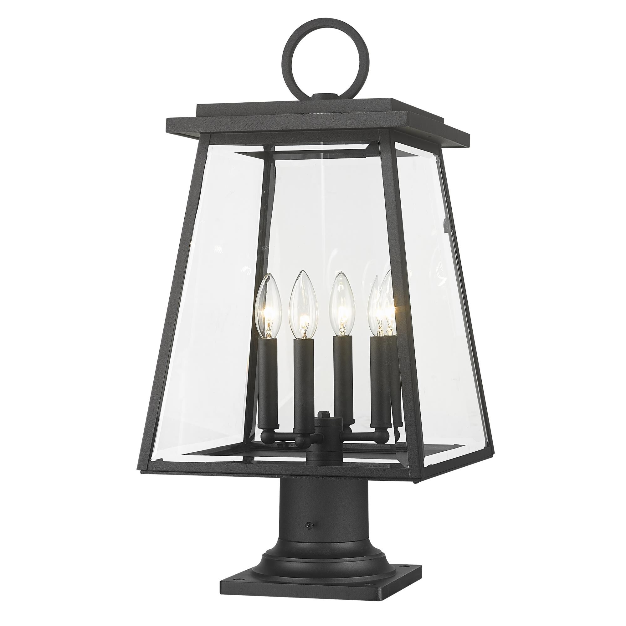 Broughton 24 Inch Tall 4 Light Outdoor Pier Lamp by Z-Lite