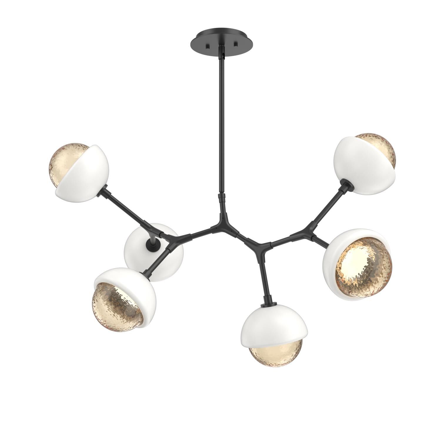 Levi Wilson Cabochon 31 Inch Linear Suspension Light by Hammerton Studio