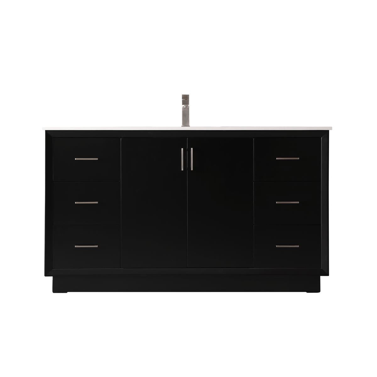 Hayes 60 Inch Bath Vanity by Elegant Decor