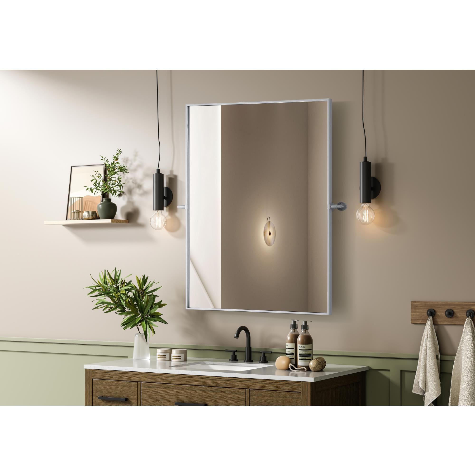 Amoura 30 Inch Deocrative Mirror by Elegant Dcor