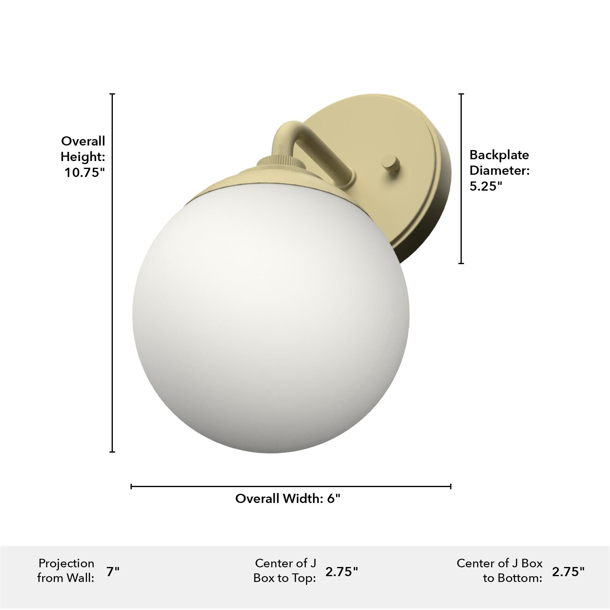 Shown in Painted Modern Brass finish