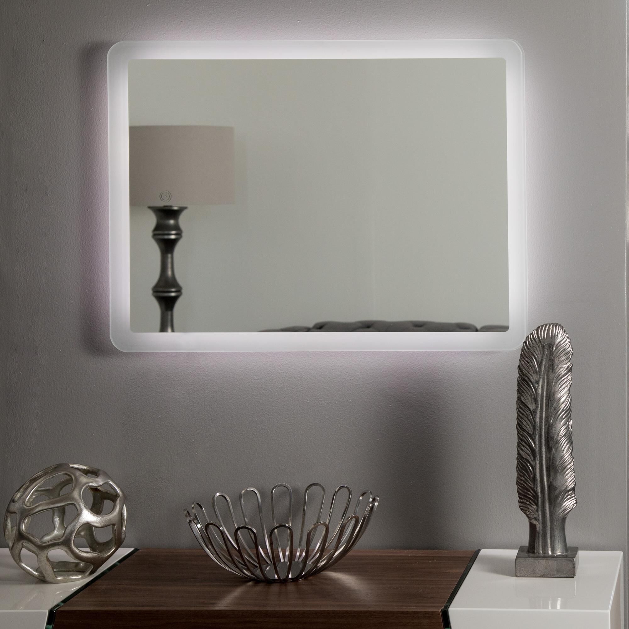 Luka LED Lighted Mirrors by Decor Wonderland