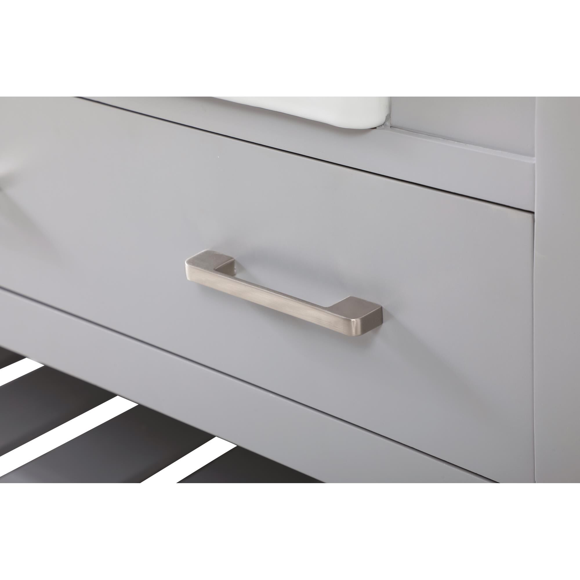 Shown in Grey finish