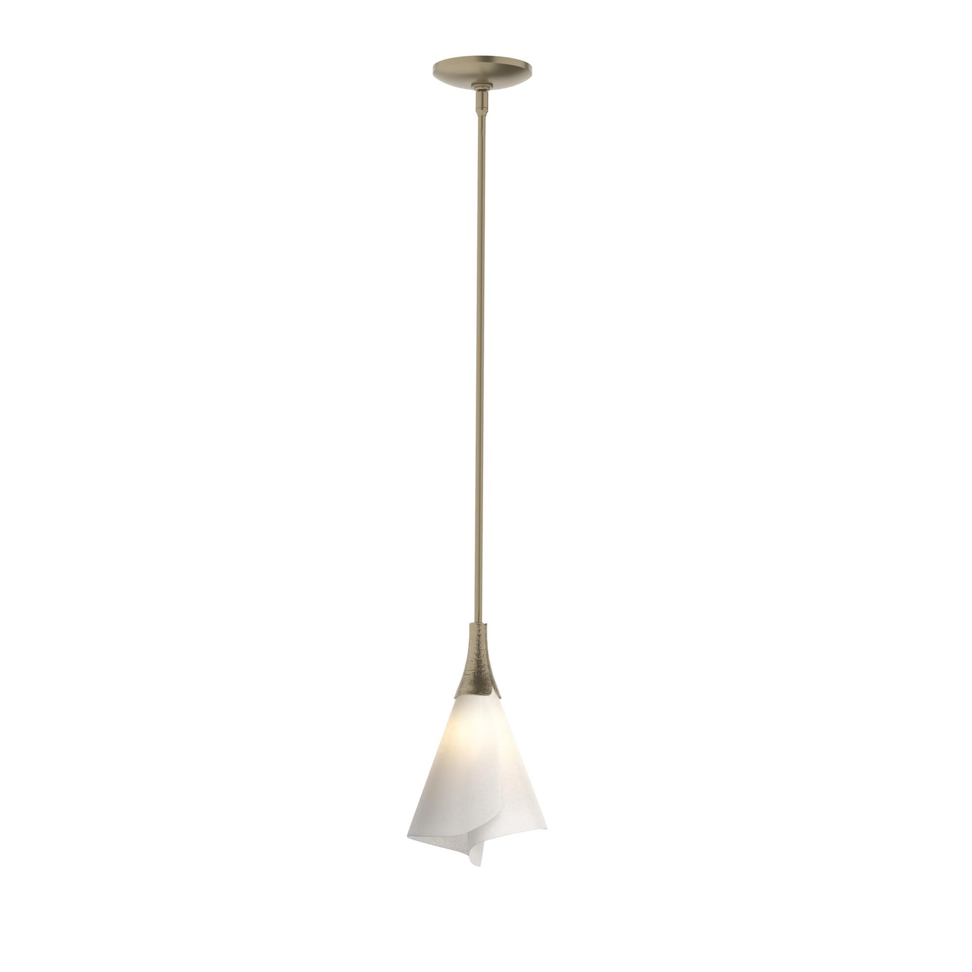 Shown in Soft Gold finish and Spun Frost shade