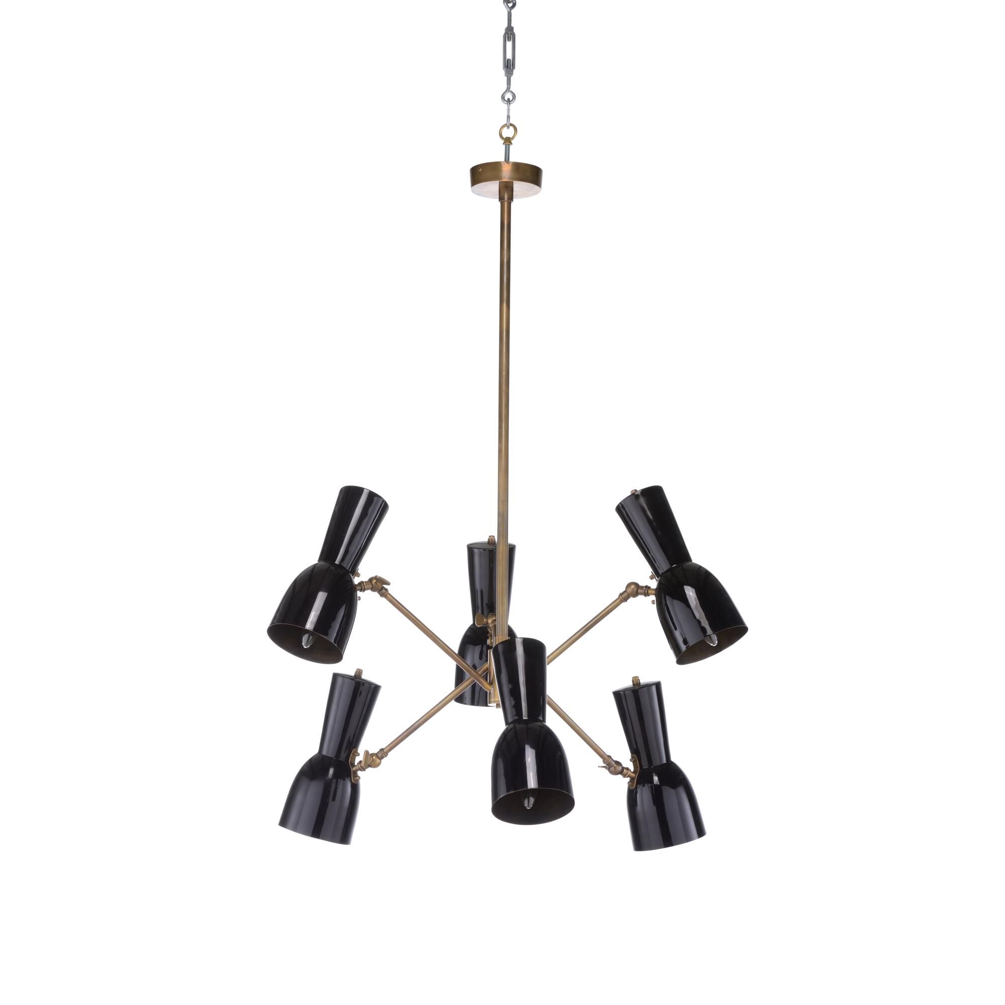 Thayer 36 Inch 6 Light Chandelier by Wildwood