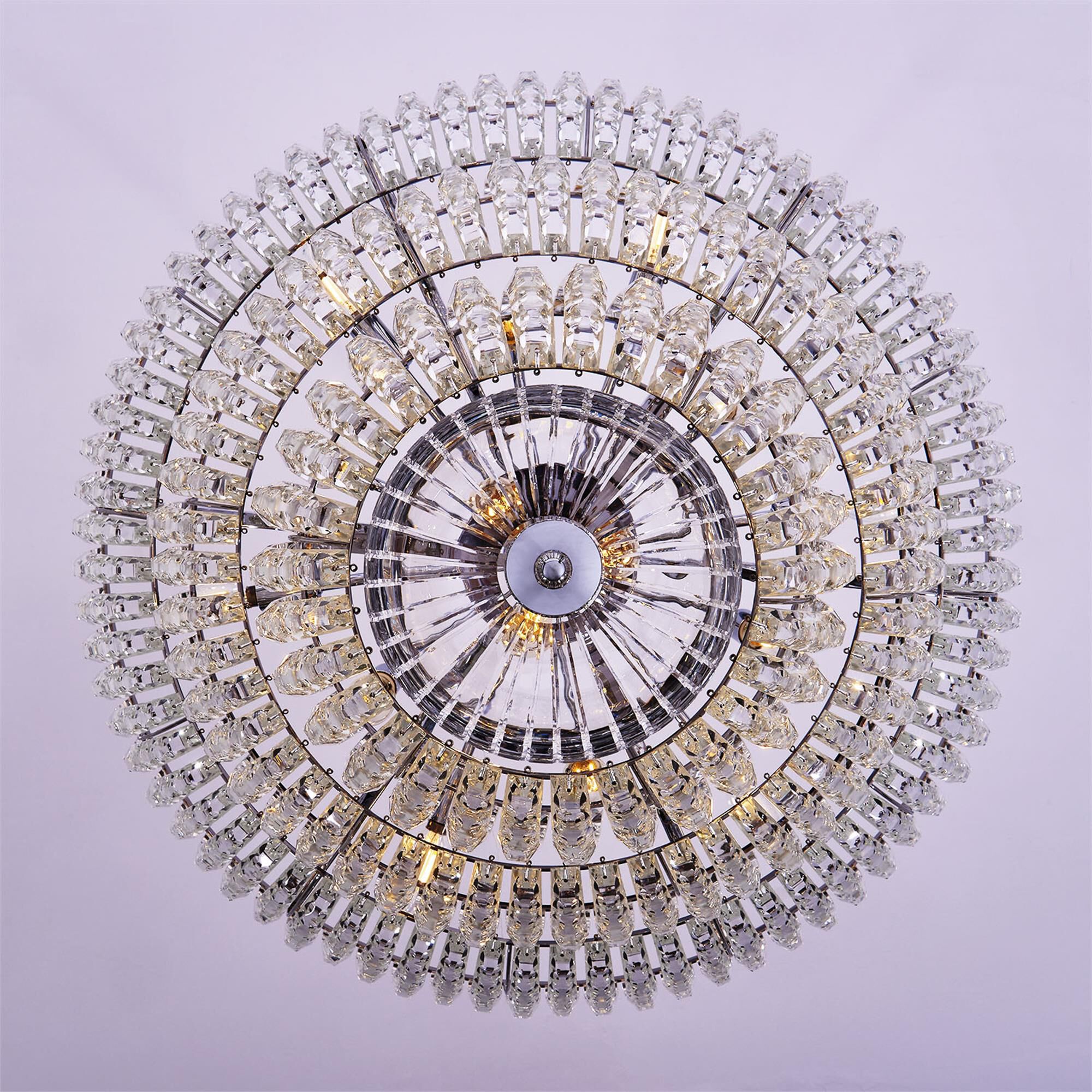 Shown in Chrome finish and Firenze Clear crystal