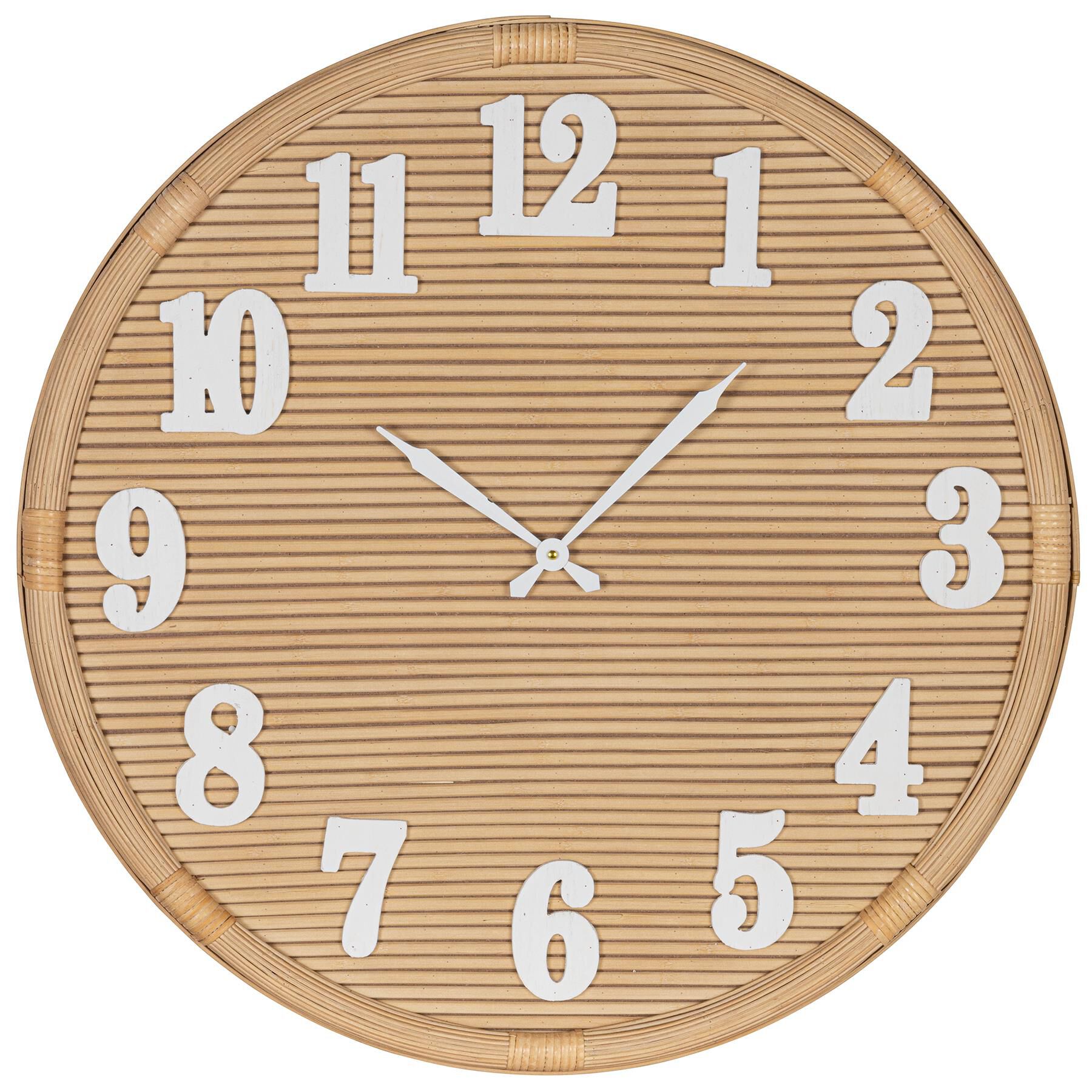 Shown in Natural Wood Face, White Hands finish