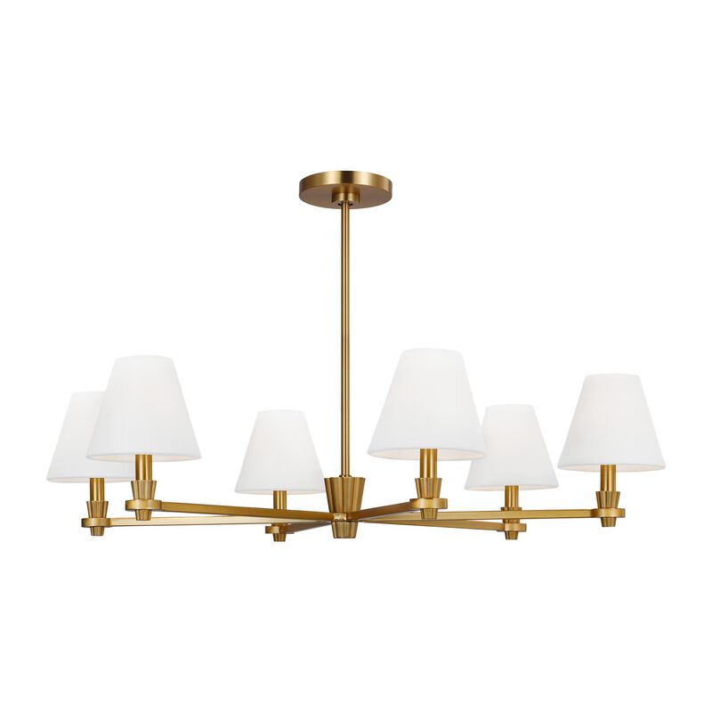 Alexa Hampton Paisley 36 Inch Chandelier by Visual Comfort Studio