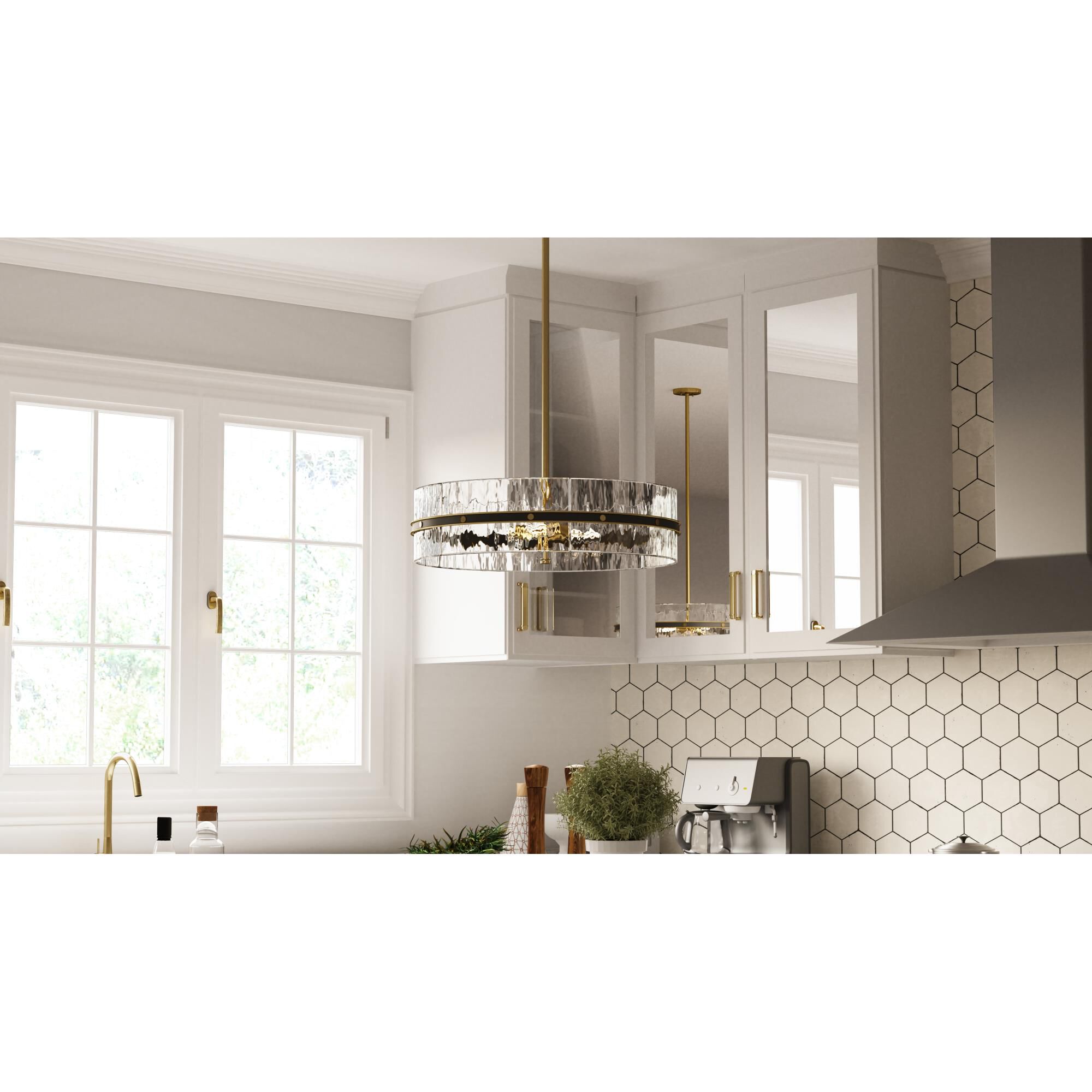 Reagan 24 Inch Large Pendant by Quoizel