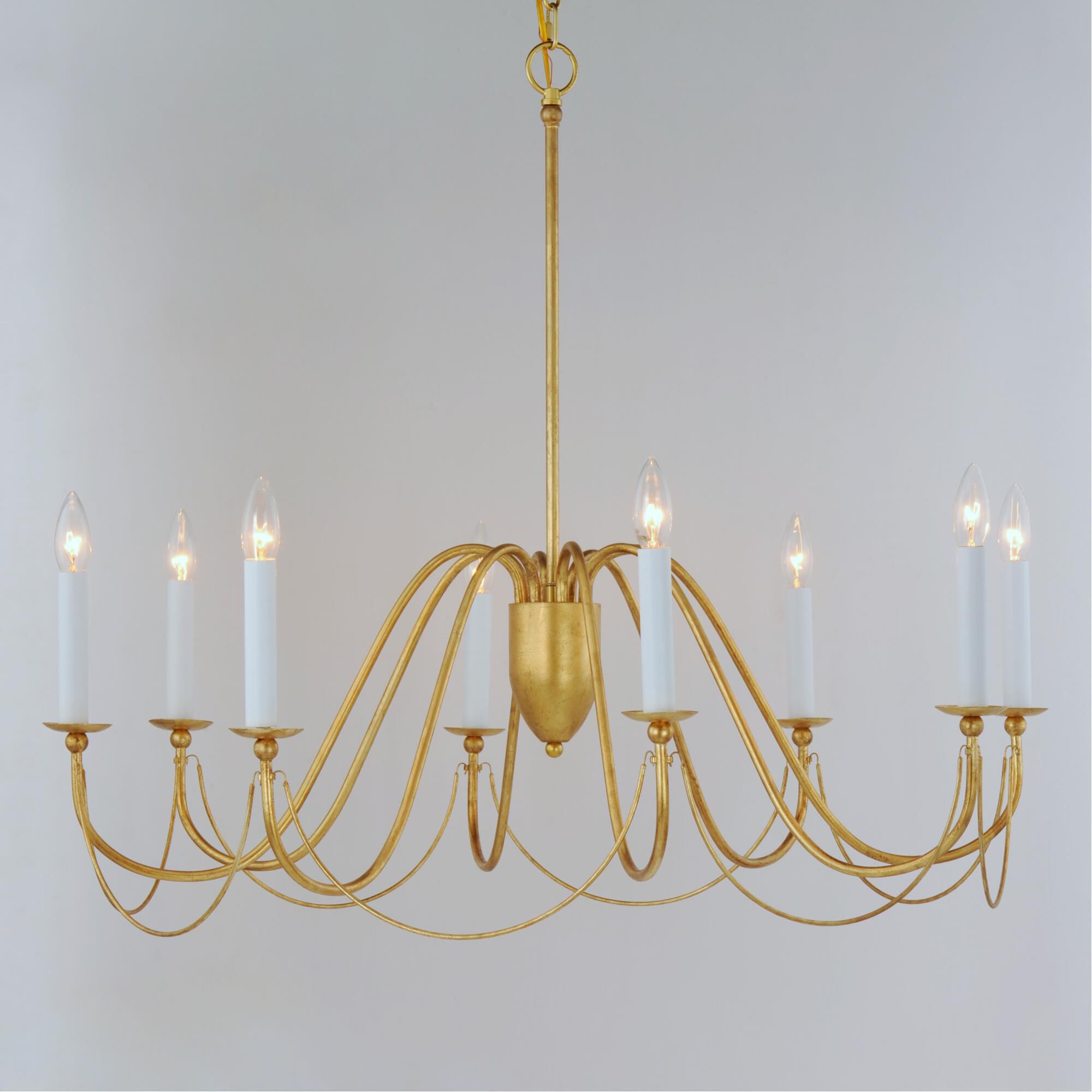 Plumette 36 Inch 8 Light Chandelier by Maxim Lighting