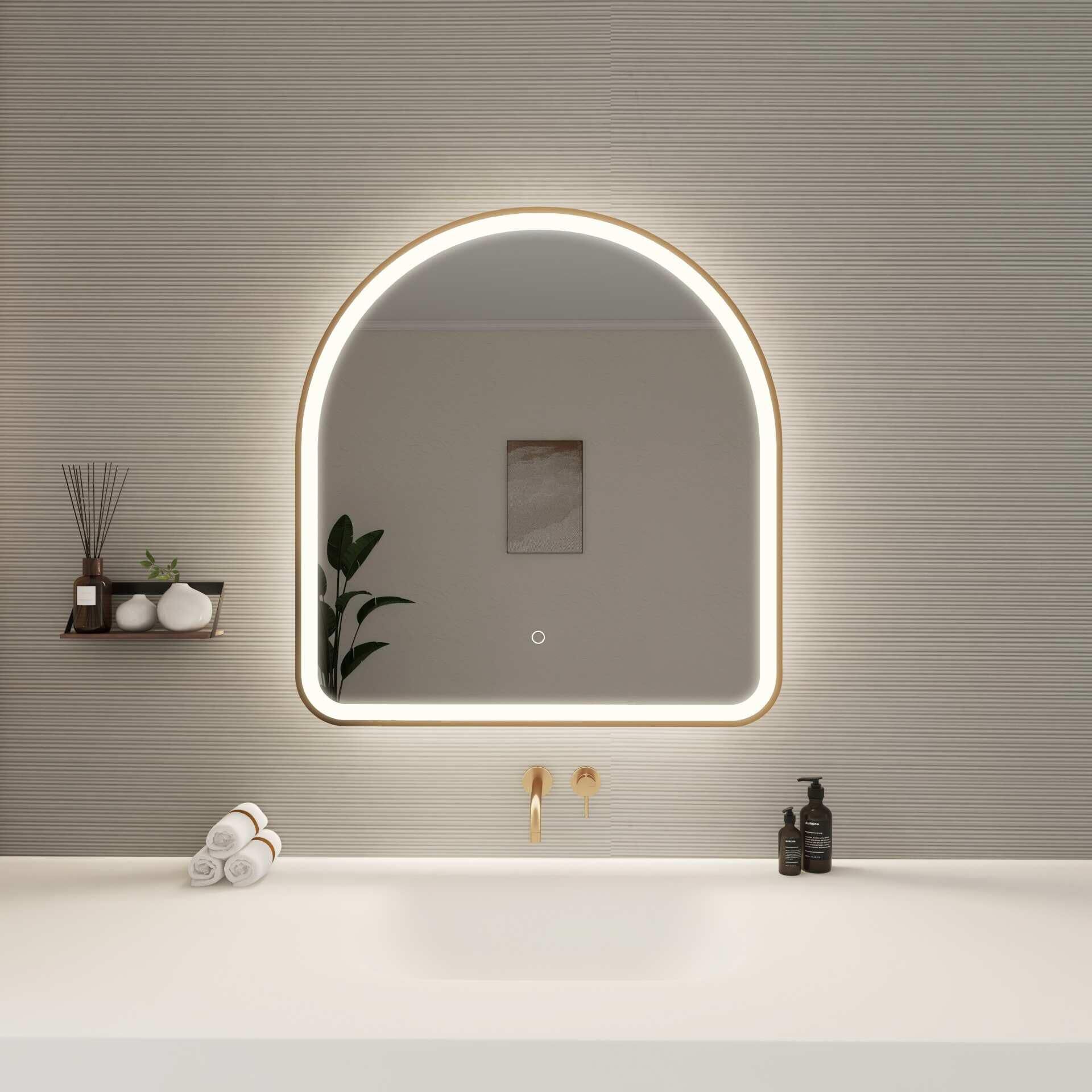 Shown in Satin Gold finish