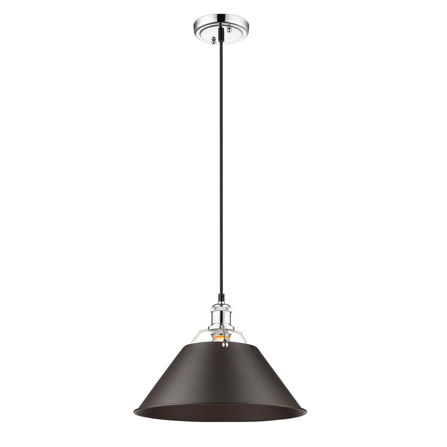 Orwell 14 Inch Large Pendant by Golden Lighting