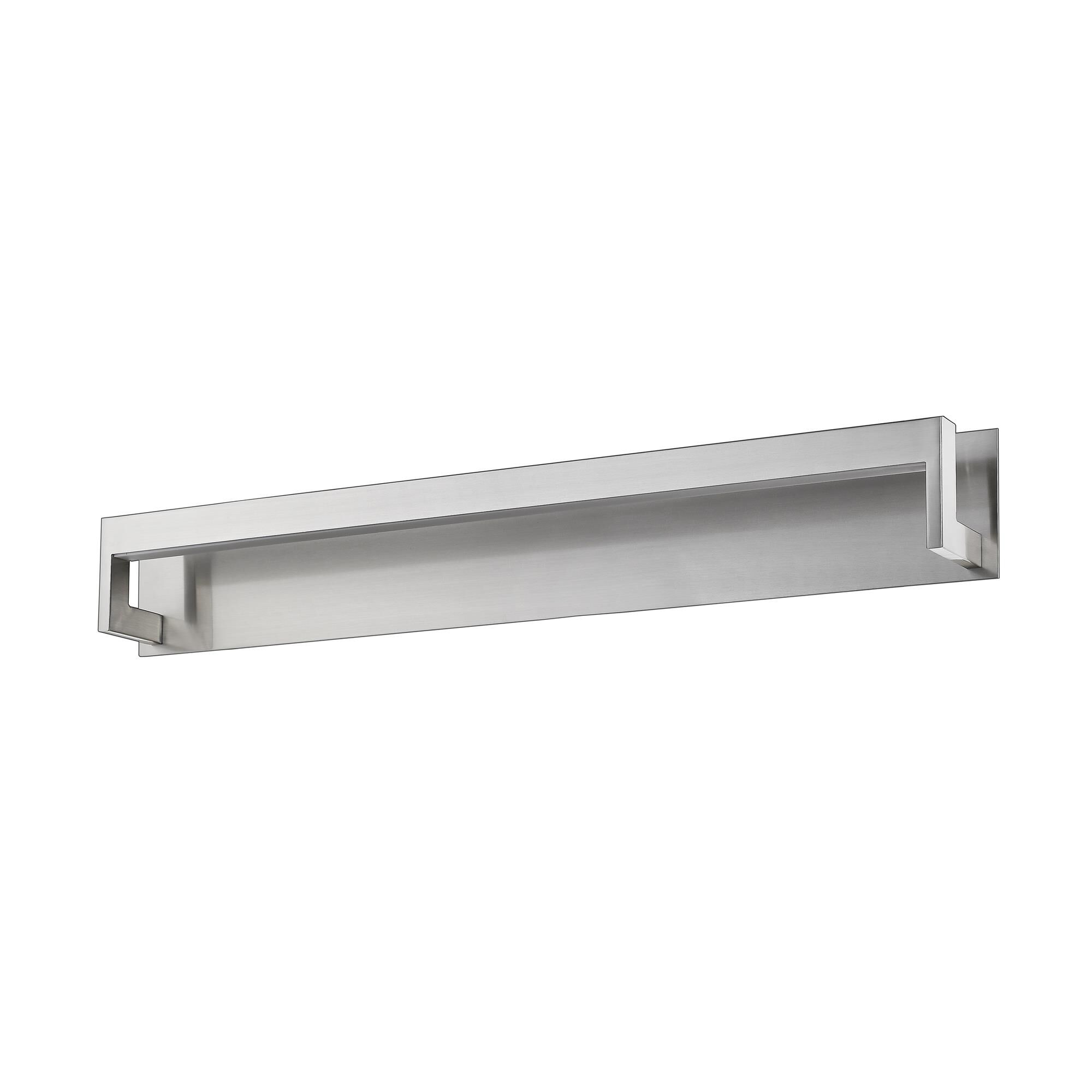 Shown in Brushed Nickel finish and Acrylic glass and Acrylic shade
