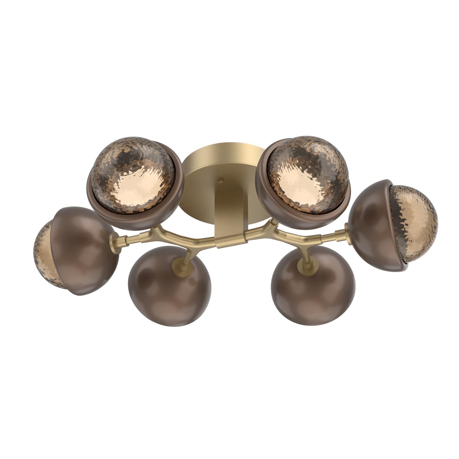 Levi Wilson Cabochon 27 Inch Flush Mount by Hammerton Studio
