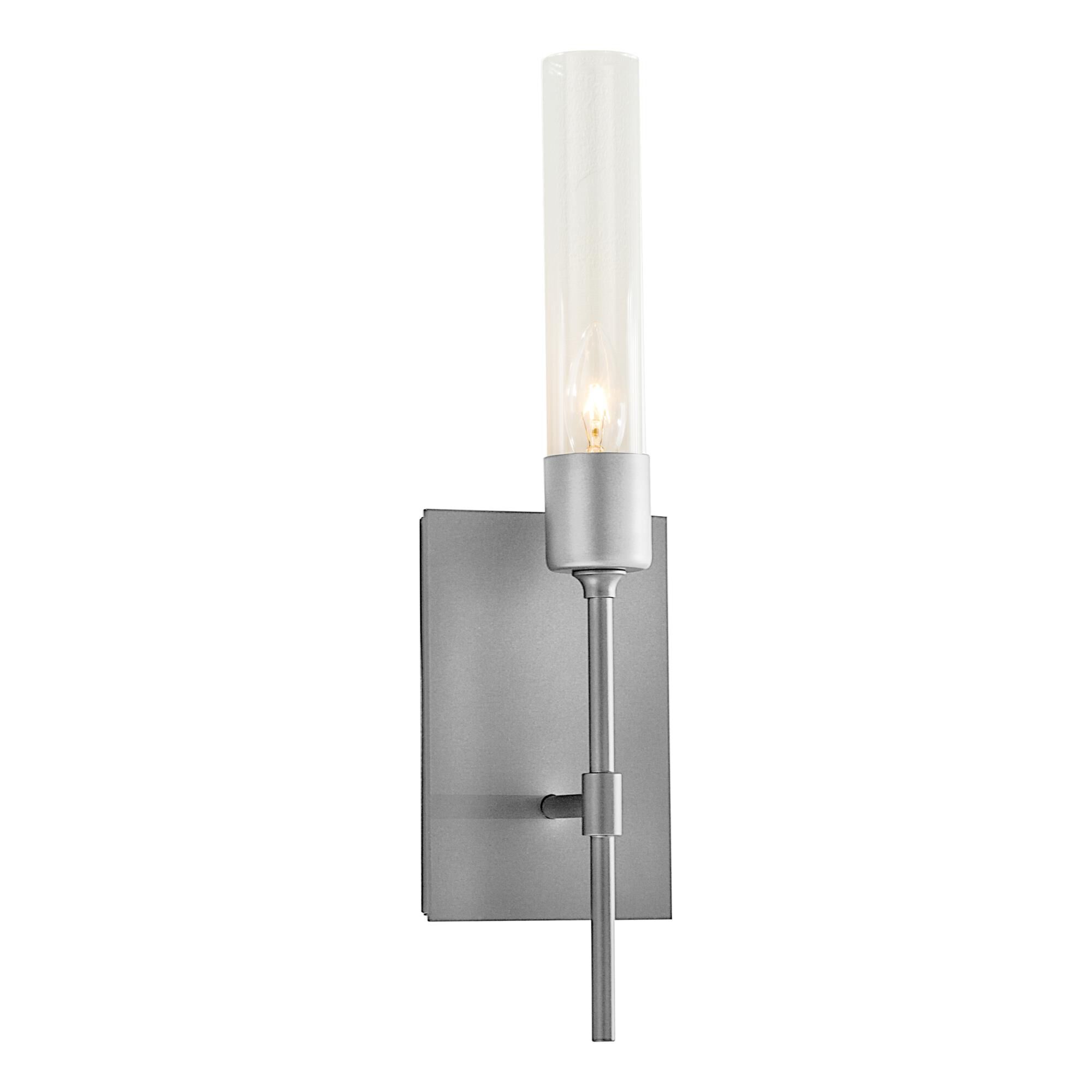 Shown in Vintage Platinum finish and Clear glass