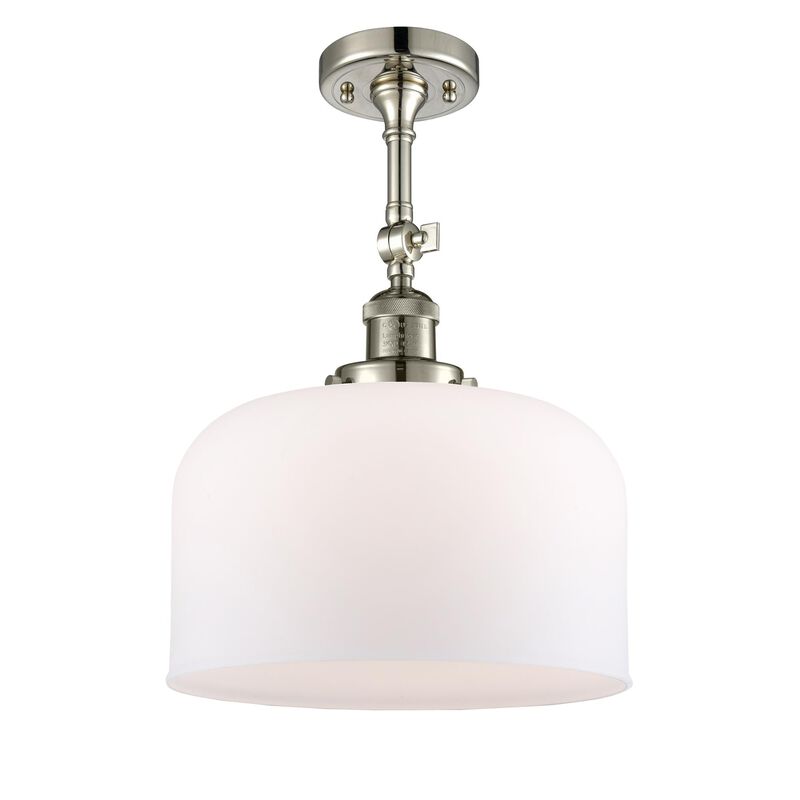 Bruno Marashlian Bell 12 Inch 1 Light Semi Flush Mount by Innovations Lighting