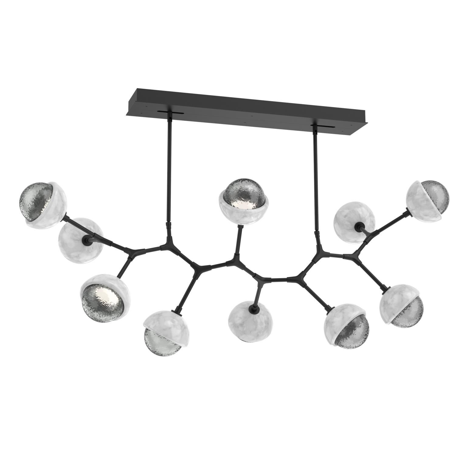 Levi Wilson Cabochon 56 Inch Linear Suspension Light by Hammerton Studio