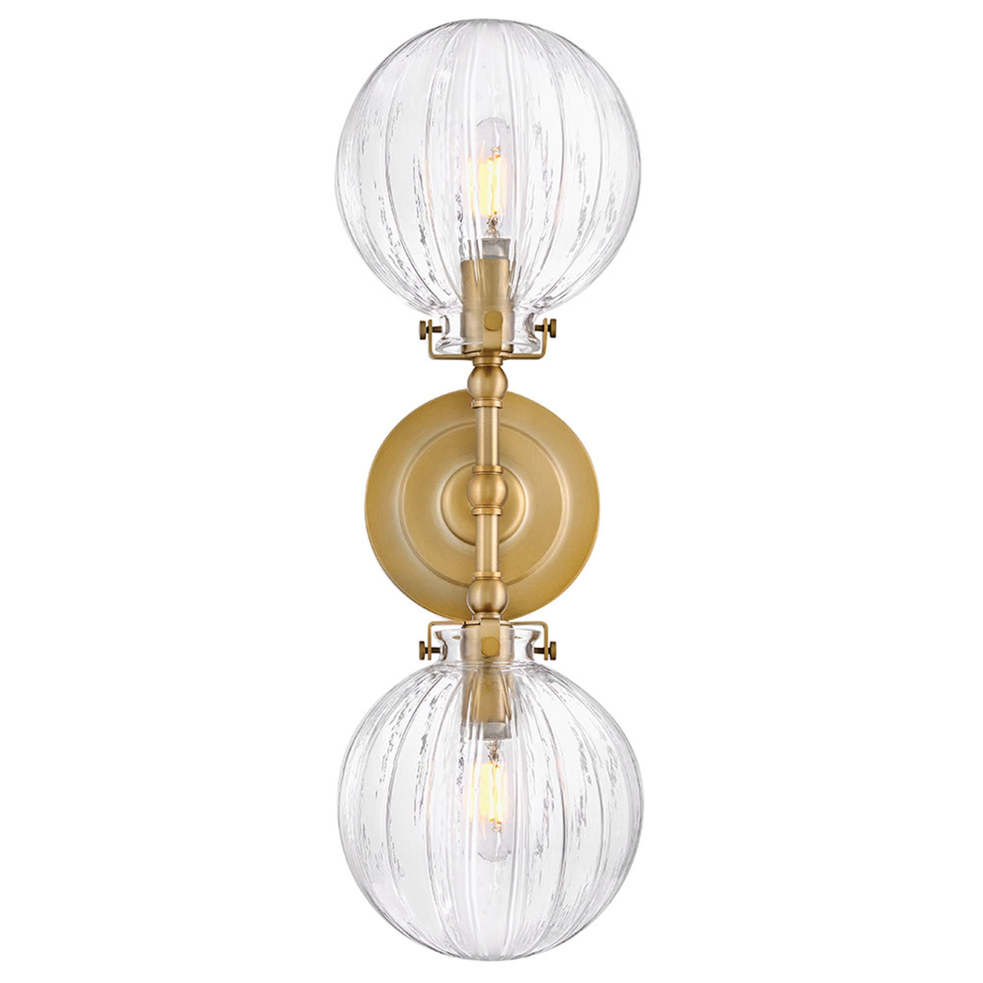 Helene 20 Inch 2 Light Wall Sconce,
