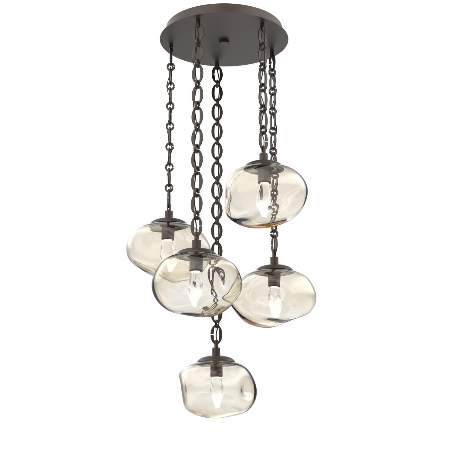 Levi Wilson Nova Led 24 Inch Multi Light Pendant by Hammerton Studio