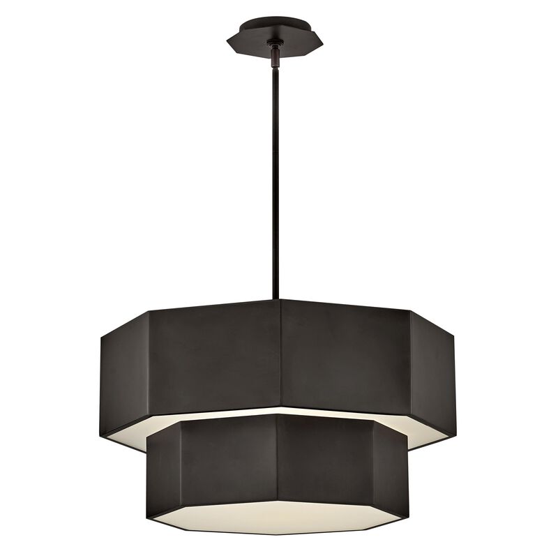 Facet Medium Pendant Light by Hinkley