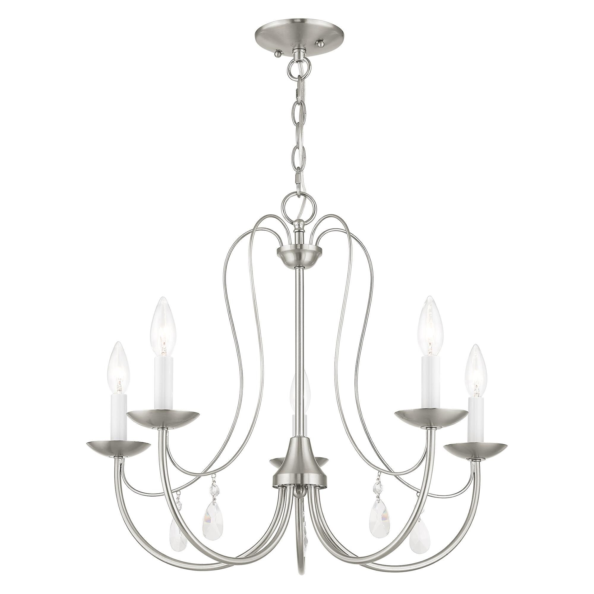Mirabella 24 Inch 5 Light Chandelier by Livex Lighting