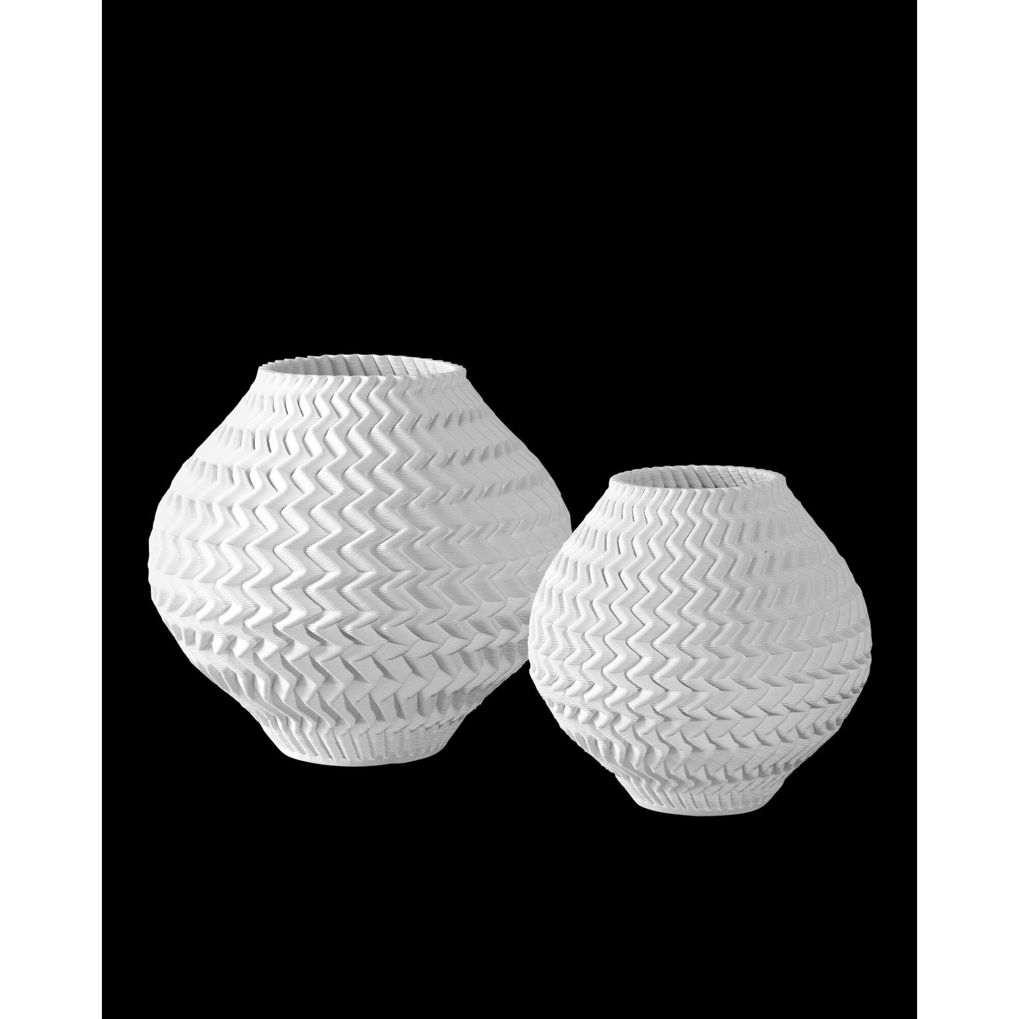 Plisse Vase-Urn by Currey and Company