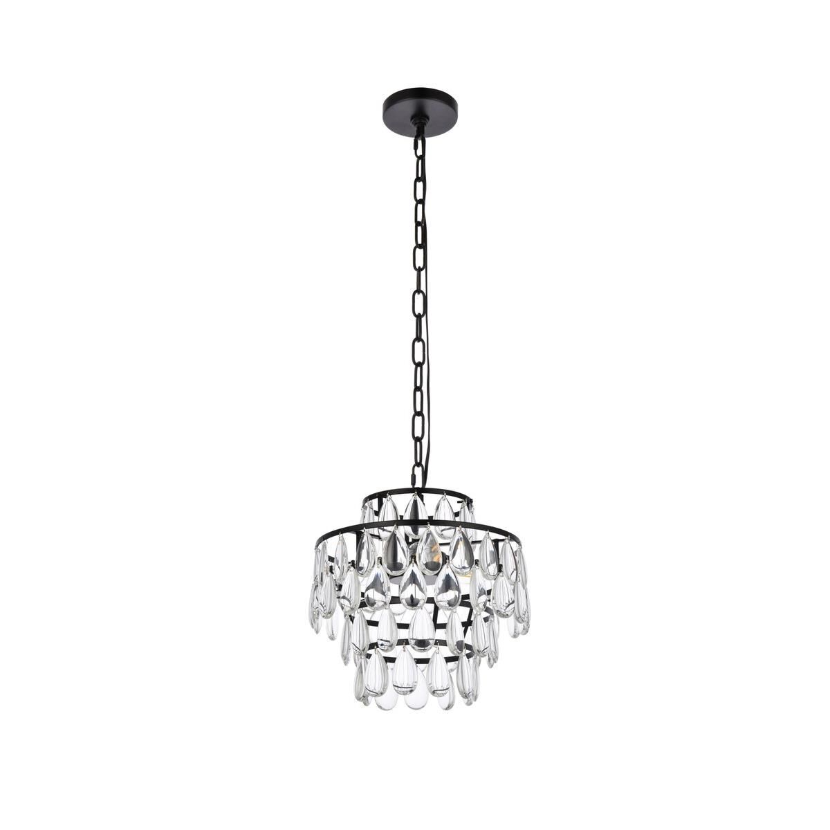 Mila 12 Inch Mini Pendant by Elegant Lighting