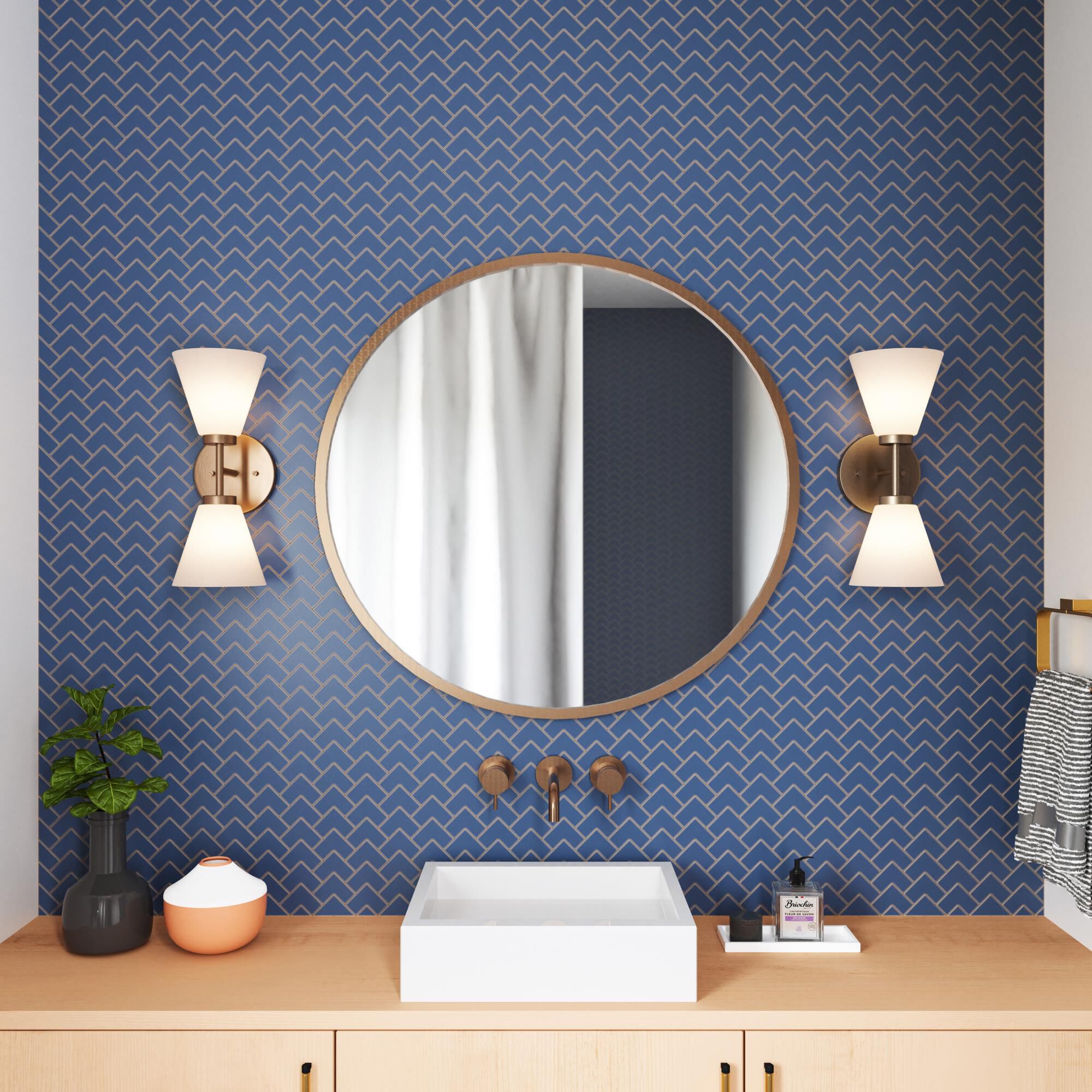 Houghton 15 Inch 2 Light Bath Vanity Light by ELK Lighting